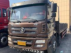 转让二手陕汽轩德X6平板货车9.6米国五245马力