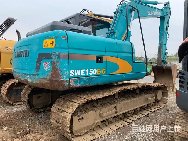 转让二手挖掘机山河智能150手续全质保一年全国包送的图片