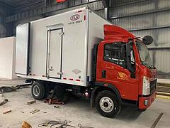 重汽豪沃蓝牌 冷藏车 定制厂家