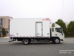 忻州 江淮帅铃箱长5.4米冷藏车 肉钩保温车的配置