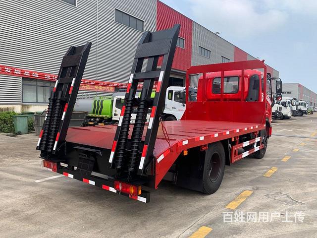 国六东风D1挖机平板车 东风拖板车 配置及参数的图片