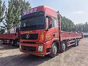 转让二手德龙x3000载货车，9.6米前四后八平板