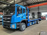 运城直销前二后六提升桥平板车 拖17吨不超载的挖机拖车