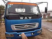 忻州6米蓝牌，奥驰平板货车，刚审完车