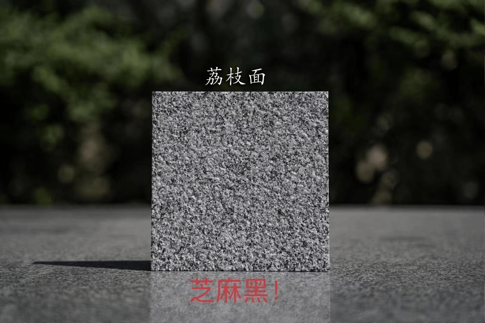 芝麻黑荔枝面