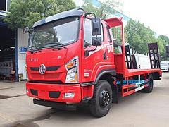 国六东风D1  板长5.2米拖车 拉15吨挖机运输车