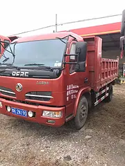 急售18年国五东风力拓4.2米平板蓝牌自卸车