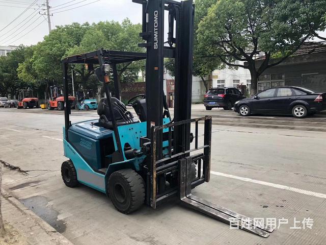 住友1.5吨四轮电动叉车 九成新二手叉车便宜转的图片