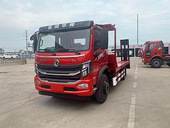 国六东风华神T3挖机平板运输车5米2拖板车多少钱