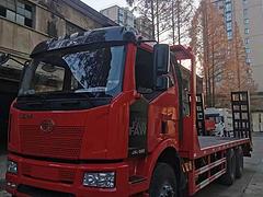 解放后八轮平板拖车 解放挖机平板车 保证质量