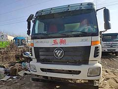 出售17年二手欧曼大20方搅拌车 国五 马力380