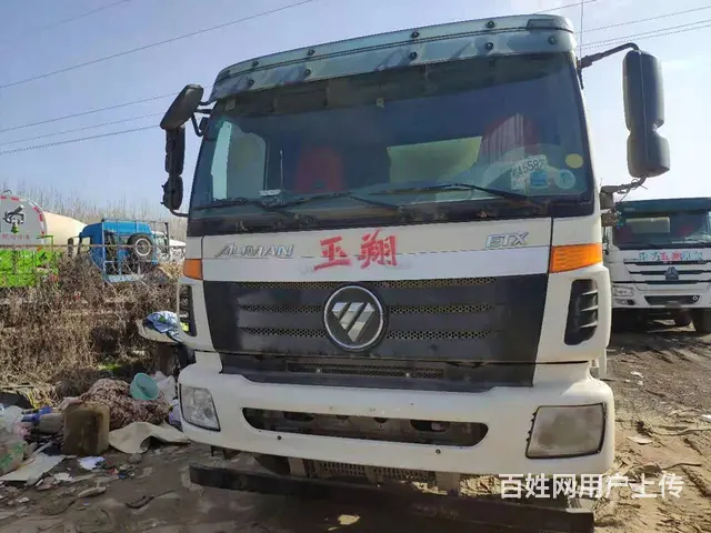 17年二手欧曼大20方搅拌车 380马力 前四后八的图片