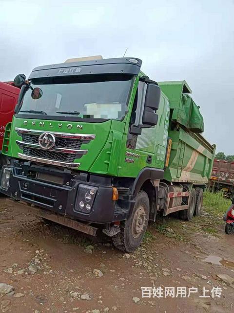 二手后八轮环保车390马力6米货厢红岩杰狮的图片