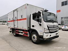 周口4.2米福田奥铃易燃气体箱式气瓶运输车