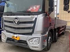 二手欧曼载货车 430马力 9.6米平板 前四后八