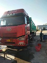 15年7月解放 350马力半挂车 高栏 大泵