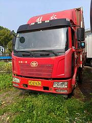 低价转让17年11月解放7米6厢式货车 车况精品