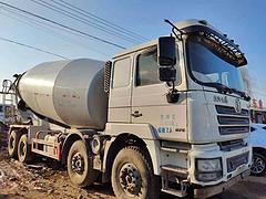 宝鸡低价出售二手德龙搅拌车 大20方前四后八国五