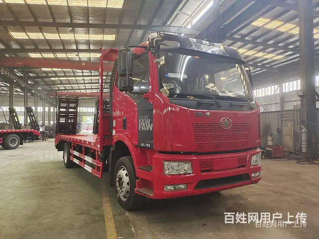 解放大柴180马力拖板车 厂家直销可按揭的图片