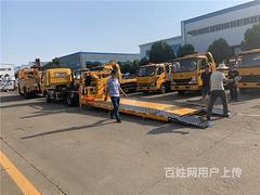 落地无角度平板拖车清障车 价格报价