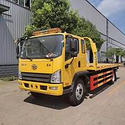 解放3米6轴距蓝牌一拖二清障车  生产厂家价格优惠