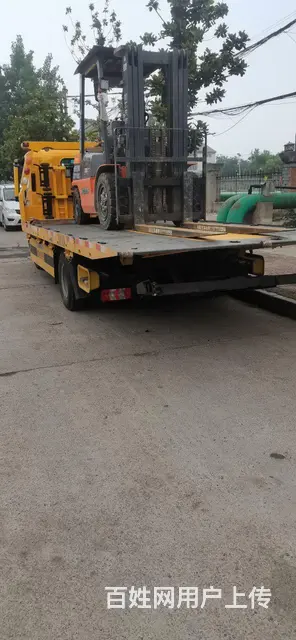 当阳重载七吨板清障车出租的图片