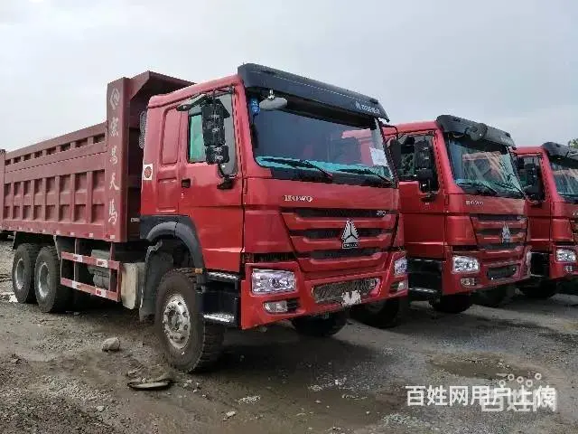 司机急卖没活干红岩杰狮 J6 后八轮自卸车 国5的图片