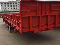厂家直销定做13米标箱侧翻半挂车  整车采用高强钢