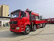 前四后八陕i汽随车吊 5节臂16吨随车吊 特价现车供应