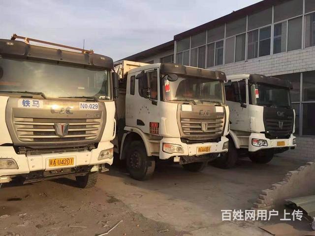 出售14年国四排放联合重卡后八轮自卸车，货箱5米8的图片