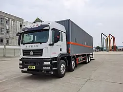 国六排放汕德卡前四后八厢式防爆车
