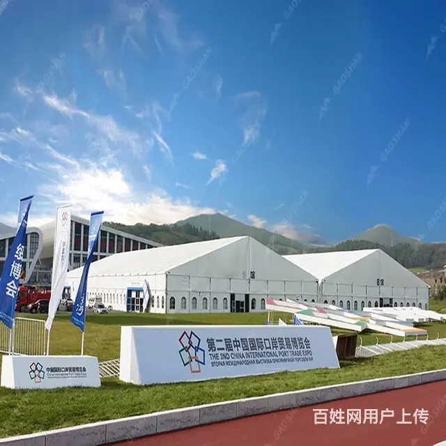 展览大蓬租赁库存充足篷房生产厂家欧式尖顶接待处大棚 - 图片 1
