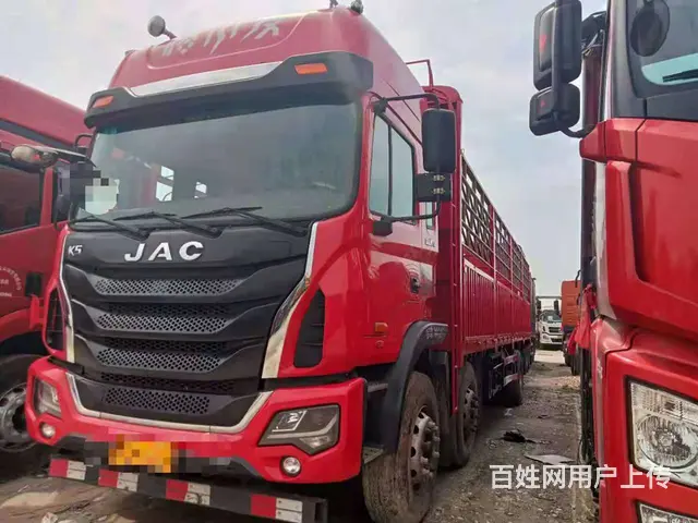 国五前四后四高栏车245马力9米6货厢江淮 - 图片 2