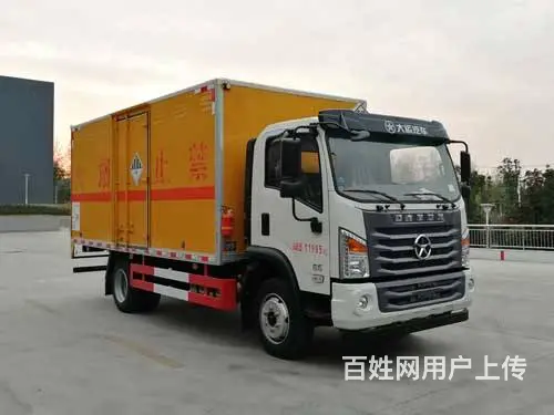 海口栅栏气瓶车防爆车腐蚀品危险品厢式运输车1-9类 - 图片 9