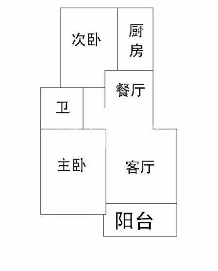 府厚名门2室2厅1卫包物业包宽带南北通透 - 图片 9