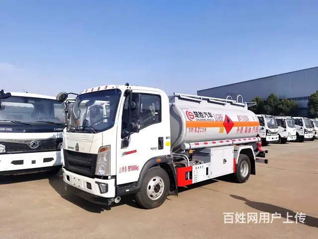 重汽豪沃5吨油罐车 厂家现车销售全国包上户 - 图片 1