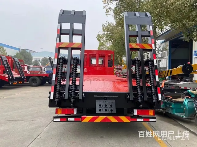 吉林东风华神前四后八8米挖机拖板车大量现车欢迎来电咨询 - 图片 6