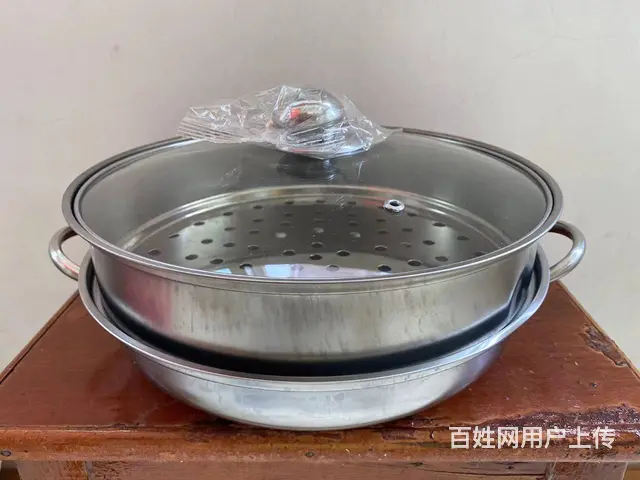 全新电蒸煮锅、燃气汤蒸锅各一只，每只40元自提 - 图片 1