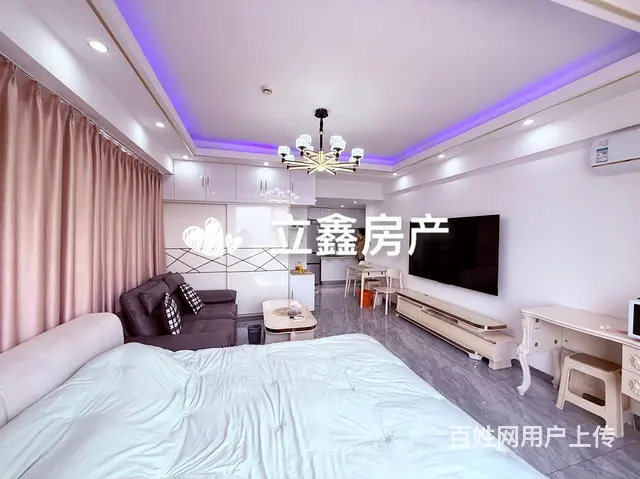 万达公寓，河景房，60平，东北向低层，配套设施齐全，拎包入住 - 图片 4