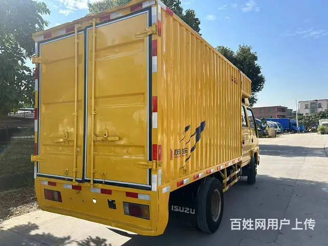精品2013年五十铃600p双排3米3厢式货车 - 图片 4