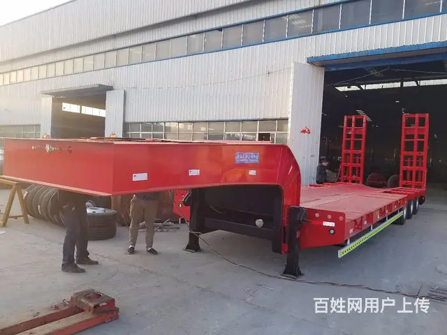 专业定制大件运输半挂车 挖掘机托运专用车 - 图片 2