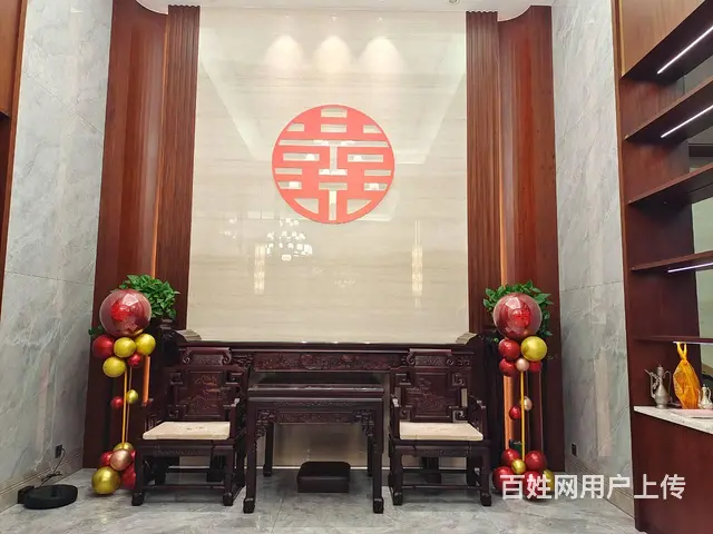 揭阳自建房婚房布置 婚宴布置 婚房装扮气球 - 图片 6