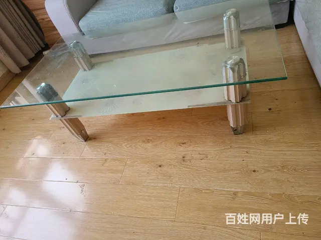 高端茶几，低价转让，送电脑桌 - 图片 1