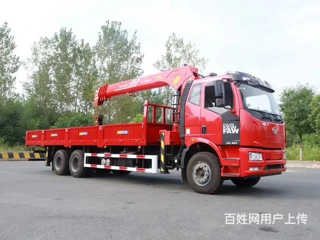 J6后八轮260马力长兴12吨随车吊 冷铆工艺车箱 - 图片 1