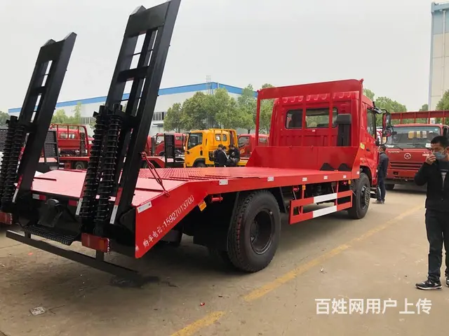 东风华神2020新款拖车可拉150挖机平板车可分期 - 图片 8