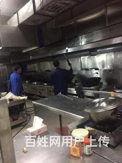 昆山玉山镇酒店单位食堂油烟管道清洗，风机净化器清洗 - 图片 1