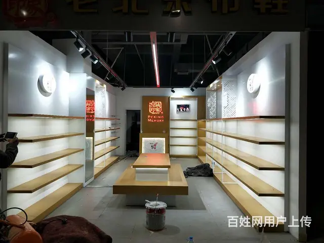 淄博展柜厂、商业鞋包展示柜、钢木男女鞋展示柜制作 - 图片 7
