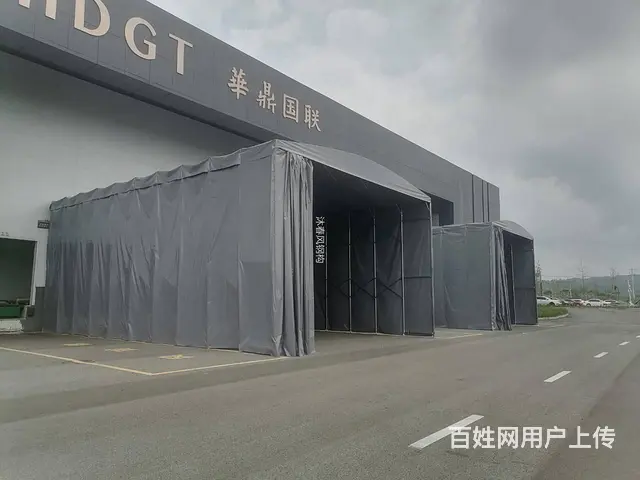 自贡厂家供应工地施工雨棚 桥梁养护篷 钢筋加工棚 - 图片 1