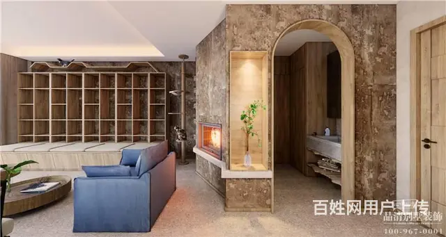 侘寂风|300m²别墅装修案例赏析 - 图片 3