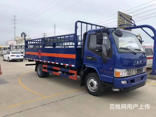5米厢长大江淮黄牌气瓶运输仓栏车防爆车危险品厢式车 - 图片 5